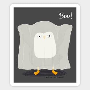 Boo Ghost Penguin Magnet